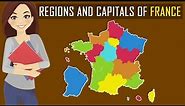 Learn Regions and Capitals of France | Country Map of France | Geography for Students