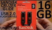 Unboxing SanDisk Cruzer Glide 16 GB USB 2.0 Flash Drive 2-Pack
