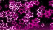 ⭐Motion graphics background with soaring pink stars⭐