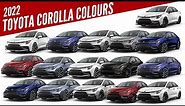 2022 Toyota Corolla Sedan – All Color Options – Images | AUTOBICS