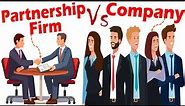 Differences Between Partnership Firm and Company.