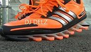 adidas Springblade Shoes on Feet Close Up Testing Blades With Dj Delz
