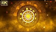 Astrology Zodic Golden Background Full HD | zodiac background video | udaydigitals