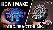 HOW I DESIGNED THE ARC REACTOR MK. I | Fully 3D Printed Model Kit with USB powered LED setup