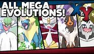 Pokémon X and Y - All Mega Evolutions w/ Stats and Locations!