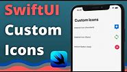 SwiftUI Custom Icons & Buttons (Xcode 12, SwiftUI 2, 2021) - IOS Development