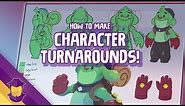 How To Make Character TURNAROUNDS and Sheets!
