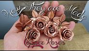 How I make Copper Roses from scratch (Short Format)