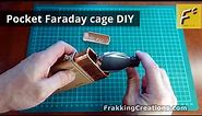 Coolest pocket DIY faraday box to Stop keyless car theft relay attacks when not home - How to make