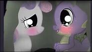 Mlp:Fim - Comic dub Sweetie Belle And Spike Sad And Love