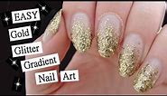15 Minute Glitter Gradient Nail Art | Perfect For Beginners!