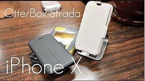 Luxury Leather Folio Case! - OtterBox Strada Case - iPhone X - Hands On Review