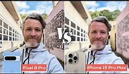 Pixel 8 Pro VS iPhone 15 Pro Max camera comparison