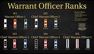 US Military (All Branches) WARRANT OFFICER RANKS Explained - What is a Chief Warrant Officer?