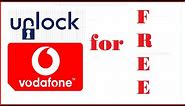 Unlock Vodafone Phone - Free Vodafone Network Sim Unlock Code