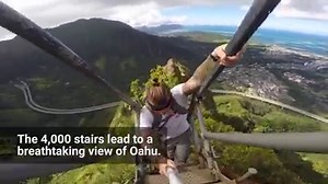 32M views · 375K shares | These terrifying stairs in Hawaii are the real "Stairway to Heaven." | Insider | Facebook