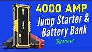 GooLoo Jump Starter Review - 4000 Amp Jump Starter Power Bank, 26800 mAh Battery Bank