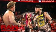 Sasha Banks and Enzo Amore are confronted by a couple of "haters": Raw, Aug. 1, 2016