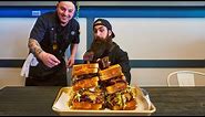 THERE'S AN UNBEATEN GRILLED CHEESE BBQ CHALLENGE INSIDE THIS SUPER 8 HOTEL! | BeardMeatsFood