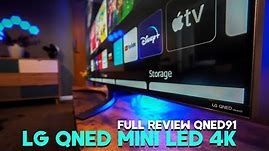 LG MINI LED QNED 90 / 91 4K TV Full Detailed Review of the 65" and 75" models.