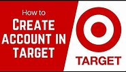 Create Target Account | Target Sign up 2020