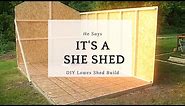 DIY Building an 8'x12' Lowes Shed Kit/She Shed
