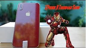 Avengers Iphone X Ironman Skin from Slickwraps! Cheap but Great!