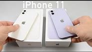 Unboxing: iPhone 11 Weiß und Violett 128GB ( White, Purple )