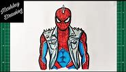 How to Draw Spider-Punk Step by Step