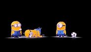 Minions playing soccer