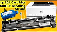 How to refill Hp 26A Cartridge | Refill HP LaserJet Pro M402 26A Cartridge Toner Ink | 26a Cartridge