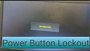 How to Solve Power Button Lockout Hp Monitor | power button lockout hp monitor |Power Button Lockout