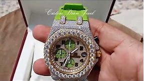 VVS Moissanite Custom Made Watch | Quality Iced Out Hip Hop Watch