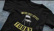 Funny video viral folding chair Alabama meme boat brawl T Shirt