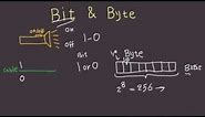 Bit and Byte Explained in 6 Minutes - What Are Bytes and Bits?