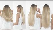 Beauty Works Clip-In Hair Extension Length Guide