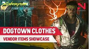 All New Clothing Items Showcase from Cyberpunk 2077 Phantom Liberty Dogtown Vendors