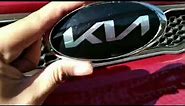 Rebadge / Replace KIA Badge with New KIA Logo