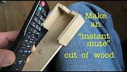 TV remote HACK ● instant Mute ( that works ! )
