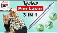 Review pen laser 3 in 1 - pulpen multifungsi