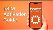 How to Activate Boost Infinite on eSIM on iPhone!