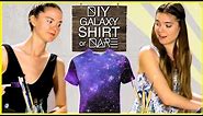 DIY Galaxy Print Shirt?! DI-Dare with NinaAndRanda