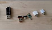 USB to USB-C: Wireless nano receivers from Logitech to Matias
