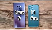 Samsung Galaxy Note 9 vs iPhone 11 Pro