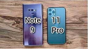Samsung Galaxy Note 9 vs iPhone 11 Pro