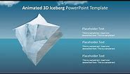 Animated 3D Iceberg PowerPoint Template