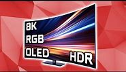 8K HDR Gaming Monitors - OLED & Mini LED TCL Displays