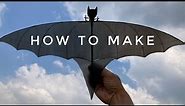 How To Make Flying Rubber Band Powered Bat Ornithopter Rubber Powered