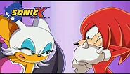 Sonic X | Knuckles vs Rouge!! Knuckles the Gentleman