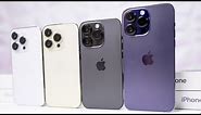 iPhone 14 Pro & Pro Max: Every Color! (Space Black, Deep Purple, Silver & Gold)